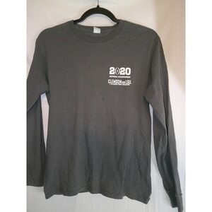 Clemson vs LSU 2020 National Championship Long‎ Sleeve Gray T Shirt Small